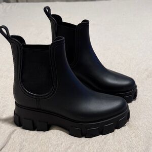 Jeffrey Campbell Black Ankle Booties